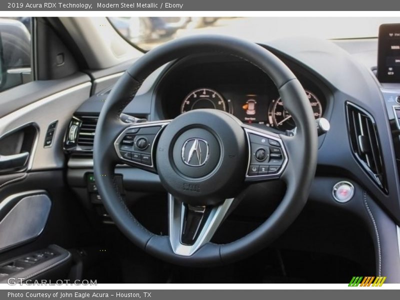 Modern Steel Metallic / Ebony 2019 Acura RDX Technology