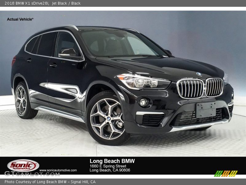 Jet Black / Black 2018 BMW X1 sDrive28i