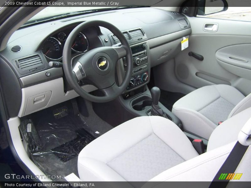 Imperial Blue Metallic / Gray 2009 Chevrolet Cobalt LS Coupe