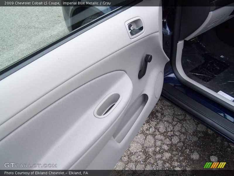 Imperial Blue Metallic / Gray 2009 Chevrolet Cobalt LS Coupe