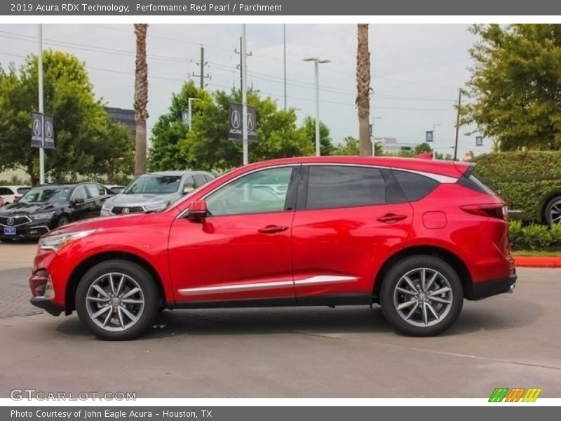 Performance Red Pearl / Parchment 2019 Acura RDX Technology