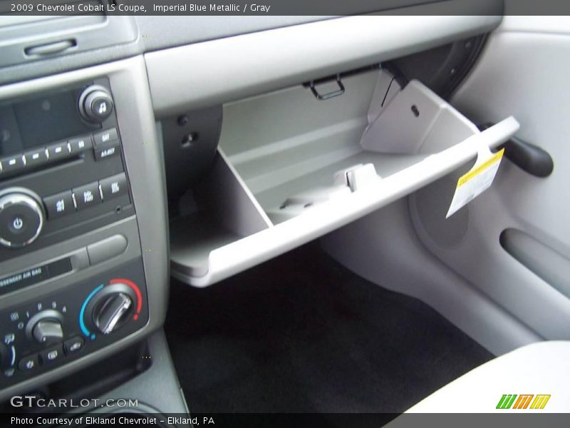 Imperial Blue Metallic / Gray 2009 Chevrolet Cobalt LS Coupe