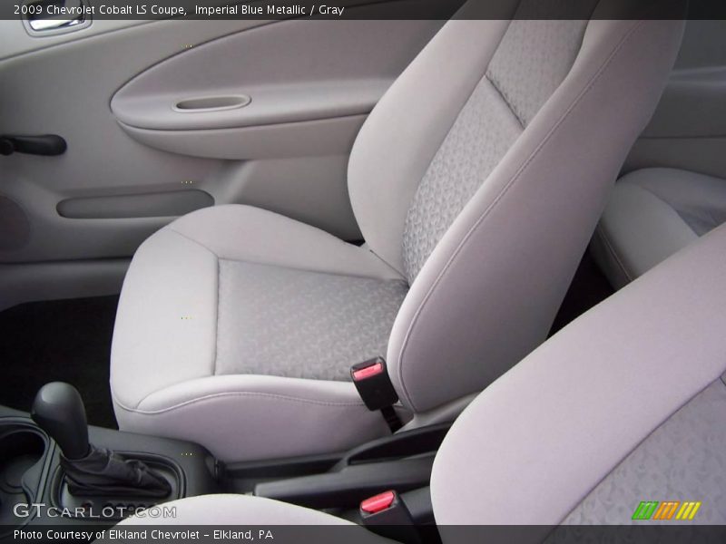 Imperial Blue Metallic / Gray 2009 Chevrolet Cobalt LS Coupe