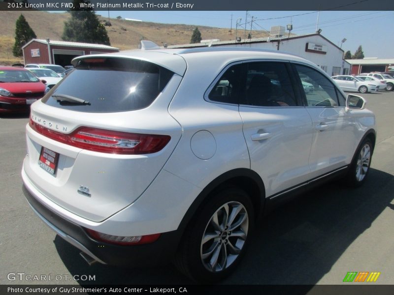 White Platinum Metallic Tri-coat / Ebony 2015 Lincoln MKC FWD