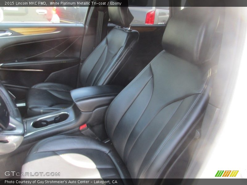 White Platinum Metallic Tri-coat / Ebony 2015 Lincoln MKC FWD