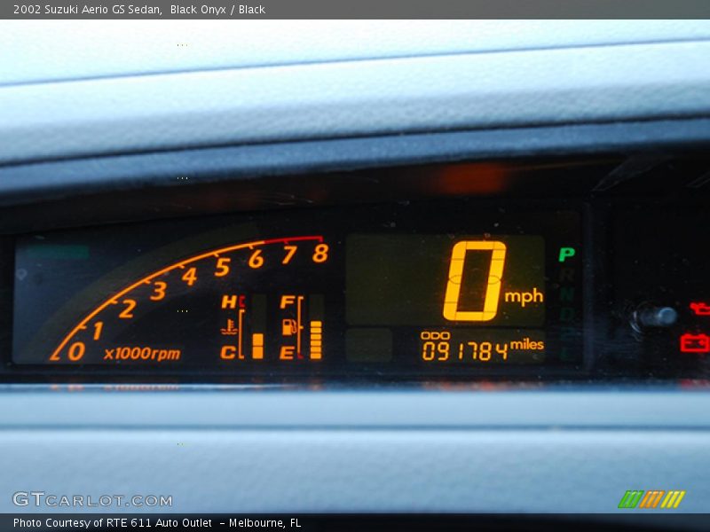 Black Onyx / Black 2002 Suzuki Aerio GS Sedan