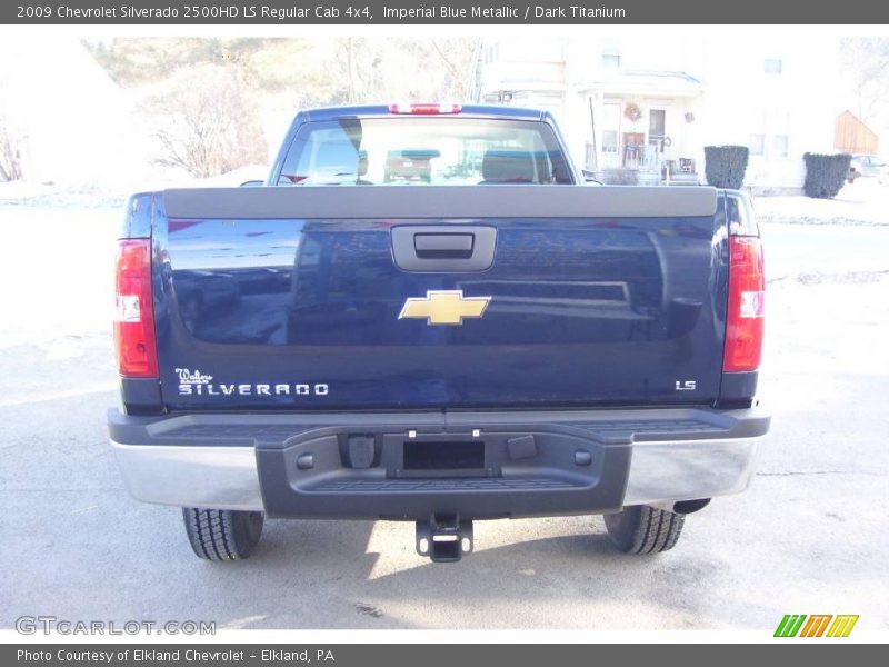 Imperial Blue Metallic / Dark Titanium 2009 Chevrolet Silverado 2500HD LS Regular Cab 4x4