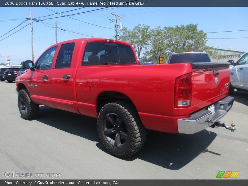 Flame Red / Medium Slate Gray 2006 Dodge Ram 1500 SLT Quad Cab 4x4