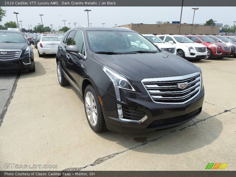 Dark Granite Metallic / Jet Black 2019 Cadillac XT5 Luxury AWD