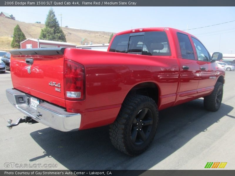 Flame Red / Medium Slate Gray 2006 Dodge Ram 1500 SLT Quad Cab 4x4