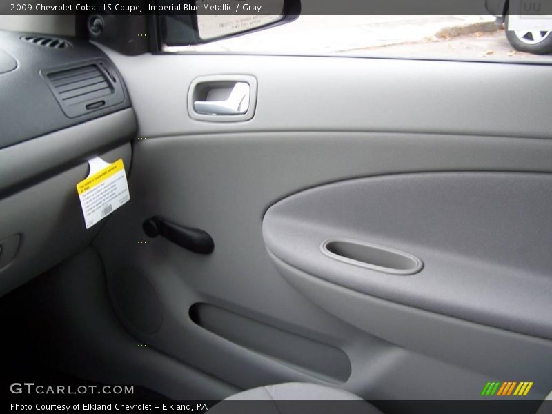 Imperial Blue Metallic / Gray 2009 Chevrolet Cobalt LS Coupe