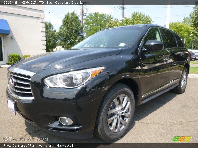 Black Obsidian / Graphite 2015 Infiniti QX60 3.5 AWD