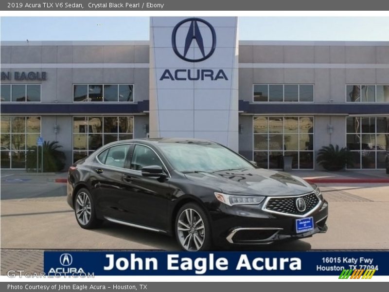 Crystal Black Pearl / Ebony 2019 Acura TLX V6 Sedan