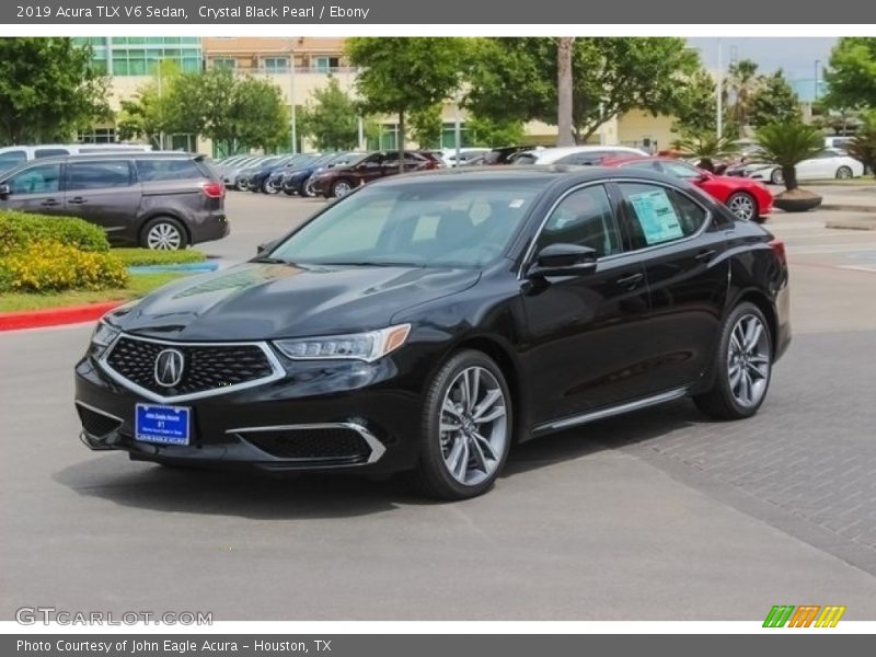 Crystal Black Pearl / Ebony 2019 Acura TLX V6 Sedan