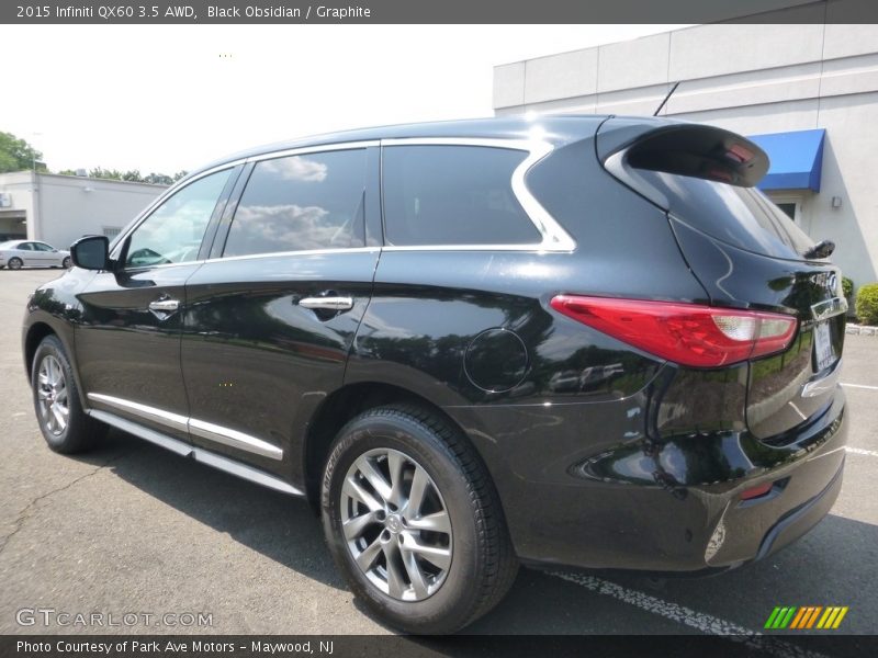 Black Obsidian / Graphite 2015 Infiniti QX60 3.5 AWD