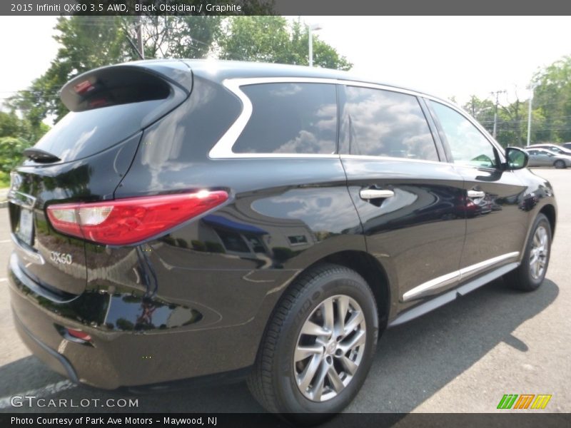 Black Obsidian / Graphite 2015 Infiniti QX60 3.5 AWD
