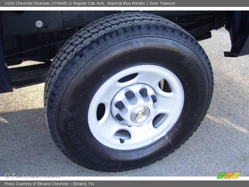Imperial Blue Metallic / Dark Titanium 2009 Chevrolet Silverado 2500HD LS Regular Cab 4x4