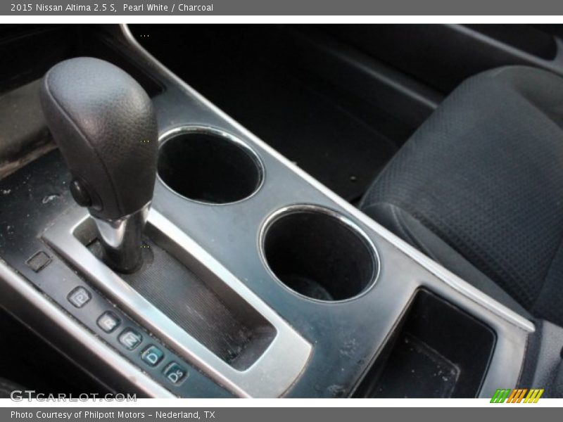 Pearl White / Charcoal 2015 Nissan Altima 2.5 S