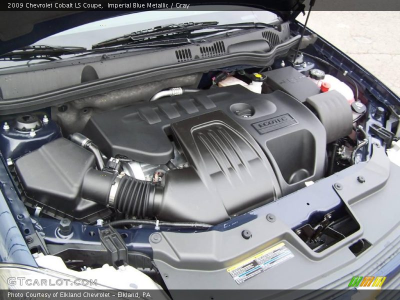 Imperial Blue Metallic / Gray 2009 Chevrolet Cobalt LS Coupe