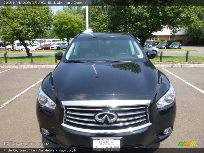 Black Obsidian / Graphite 2015 Infiniti QX60 3.5 AWD