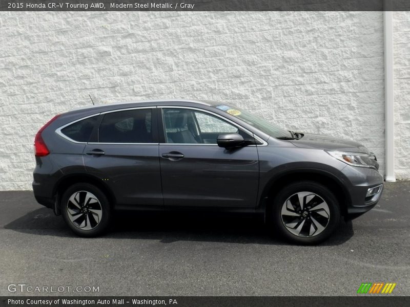 Modern Steel Metallic / Gray 2015 Honda CR-V Touring AWD