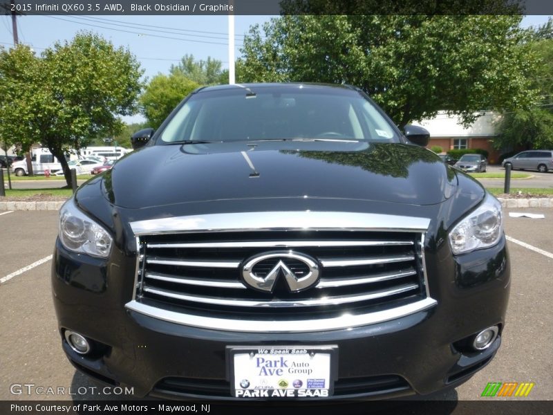 Black Obsidian / Graphite 2015 Infiniti QX60 3.5 AWD