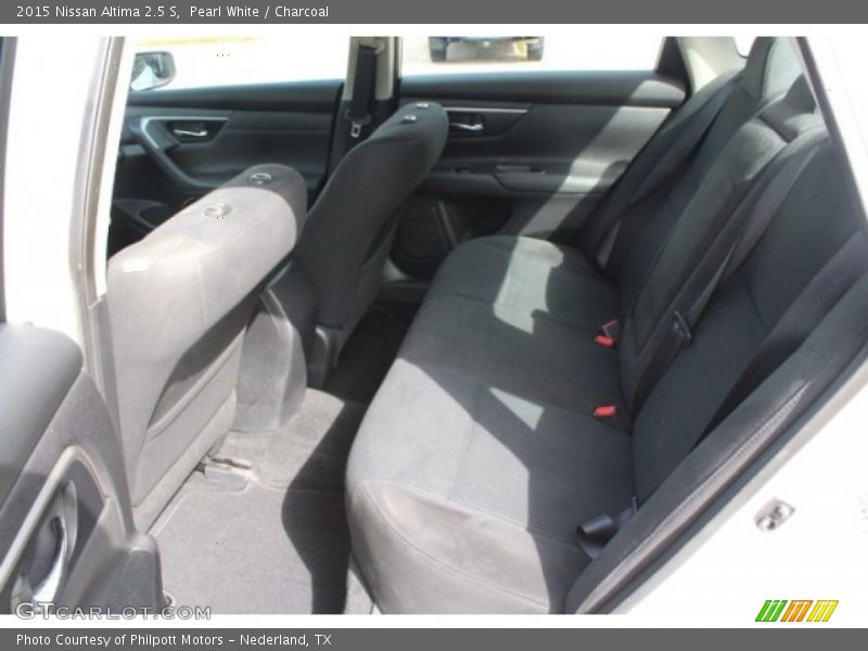 Pearl White / Charcoal 2015 Nissan Altima 2.5 S