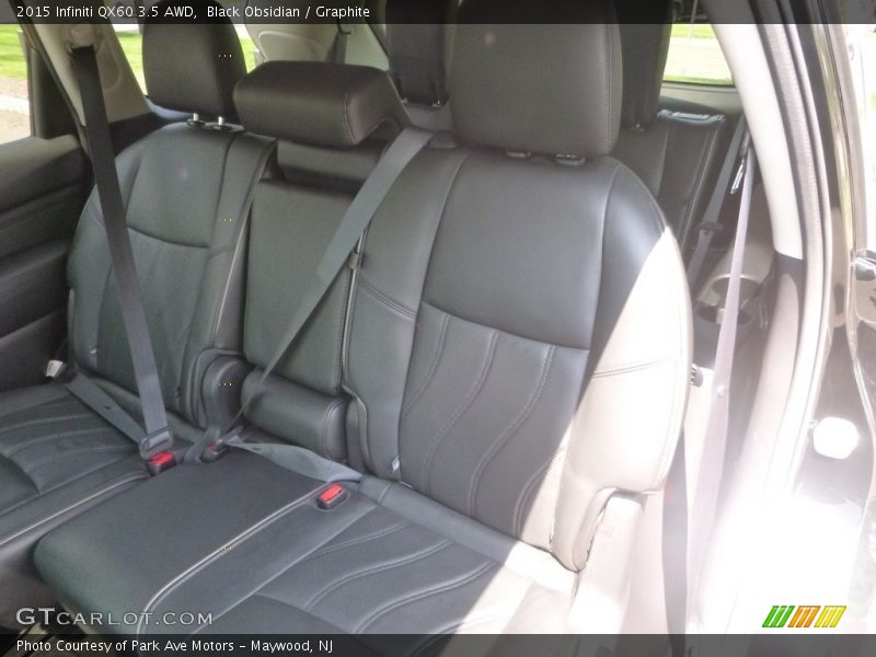 Black Obsidian / Graphite 2015 Infiniti QX60 3.5 AWD