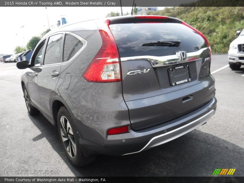 Modern Steel Metallic / Gray 2015 Honda CR-V Touring AWD