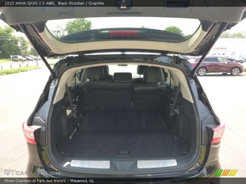 Black Obsidian / Graphite 2015 Infiniti QX60 3.5 AWD