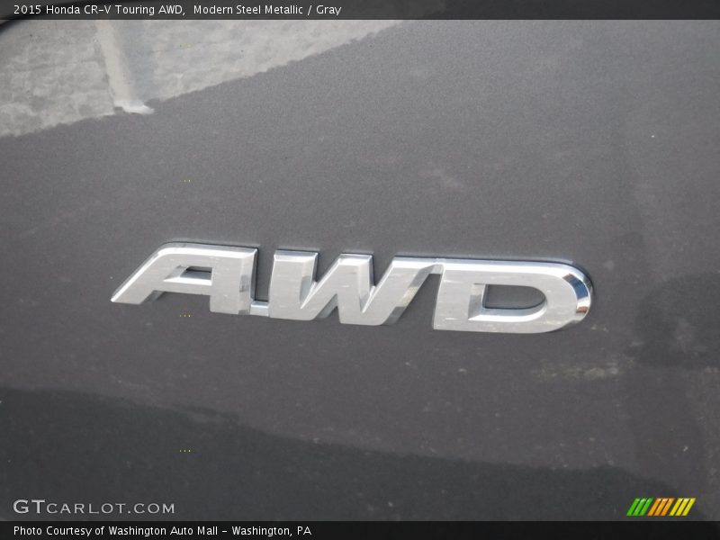 Modern Steel Metallic / Gray 2015 Honda CR-V Touring AWD