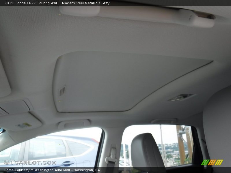 Modern Steel Metallic / Gray 2015 Honda CR-V Touring AWD