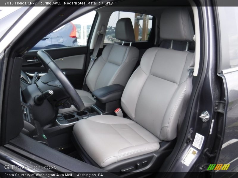 Modern Steel Metallic / Gray 2015 Honda CR-V Touring AWD
