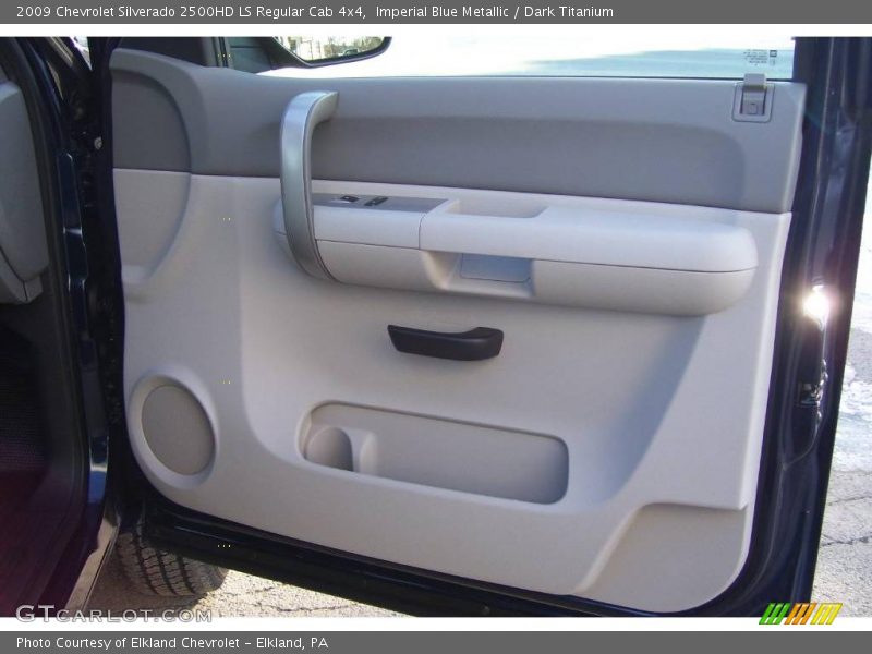 Imperial Blue Metallic / Dark Titanium 2009 Chevrolet Silverado 2500HD LS Regular Cab 4x4