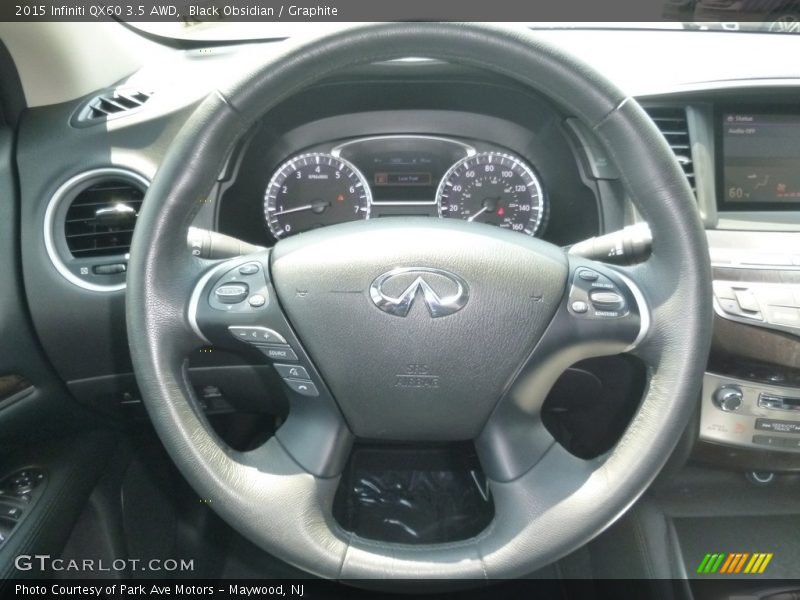 Black Obsidian / Graphite 2015 Infiniti QX60 3.5 AWD