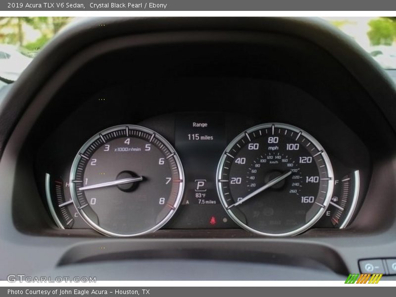 Crystal Black Pearl / Ebony 2019 Acura TLX V6 Sedan