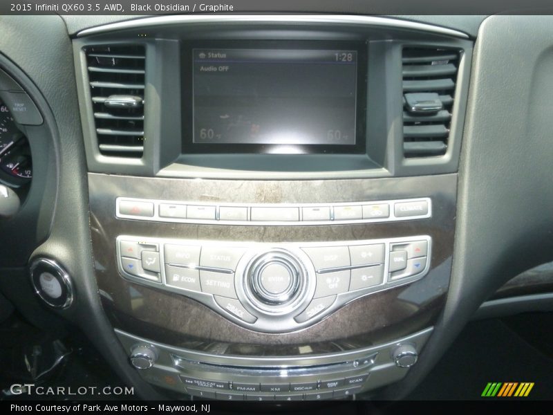 Black Obsidian / Graphite 2015 Infiniti QX60 3.5 AWD