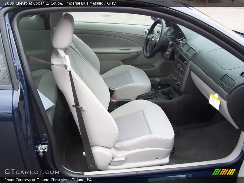 Imperial Blue Metallic / Gray 2009 Chevrolet Cobalt LS Coupe