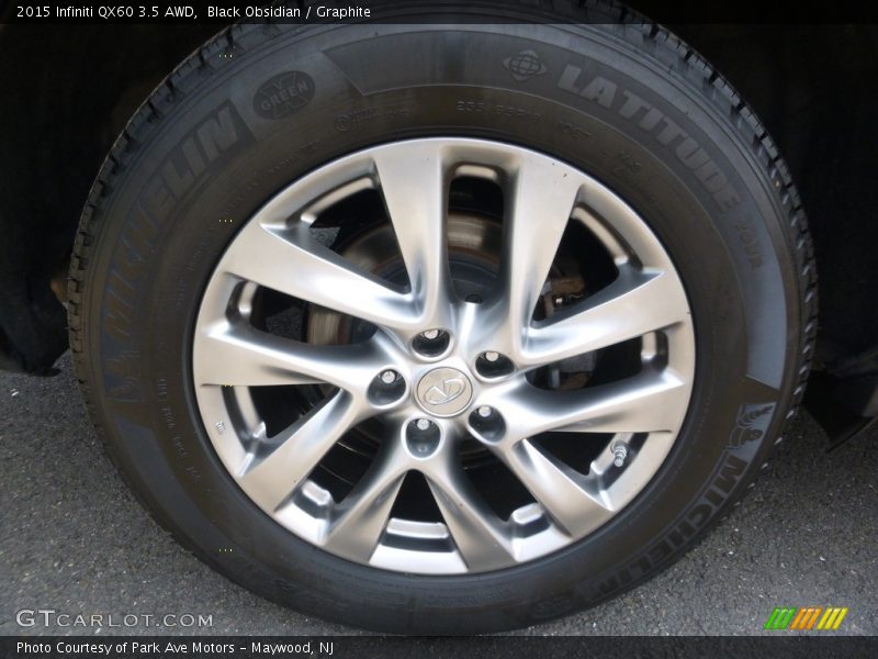Black Obsidian / Graphite 2015 Infiniti QX60 3.5 AWD