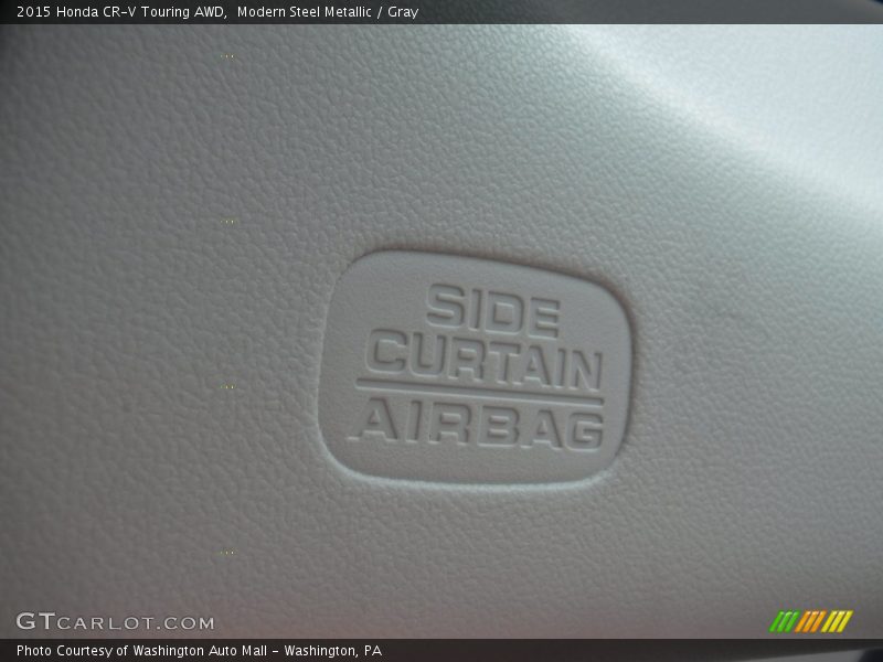 Modern Steel Metallic / Gray 2015 Honda CR-V Touring AWD