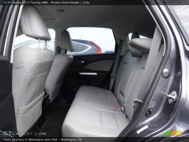 Modern Steel Metallic / Gray 2015 Honda CR-V Touring AWD