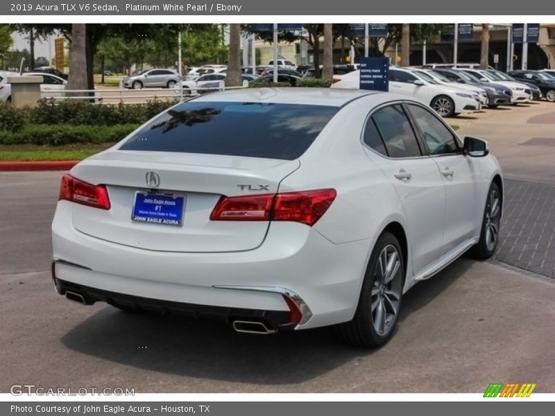 Platinum White Pearl / Ebony 2019 Acura TLX V6 Sedan