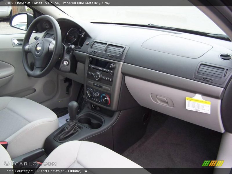 Imperial Blue Metallic / Gray 2009 Chevrolet Cobalt LS Coupe