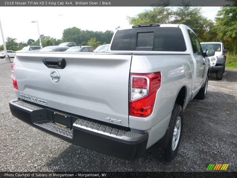 Brilliant Silver / Black 2018 Nissan TITAN XD S King Cab 4x4