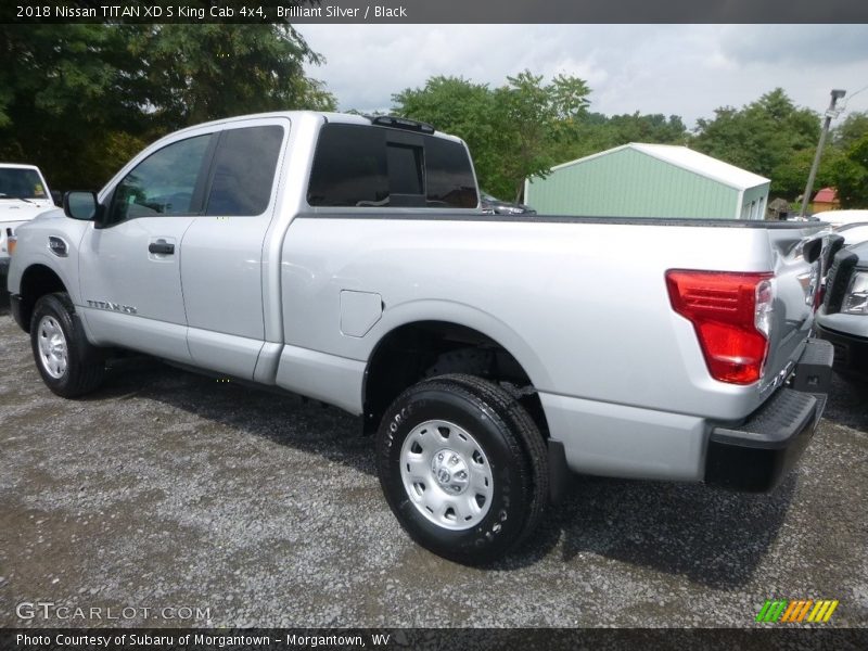 Brilliant Silver / Black 2018 Nissan TITAN XD S King Cab 4x4