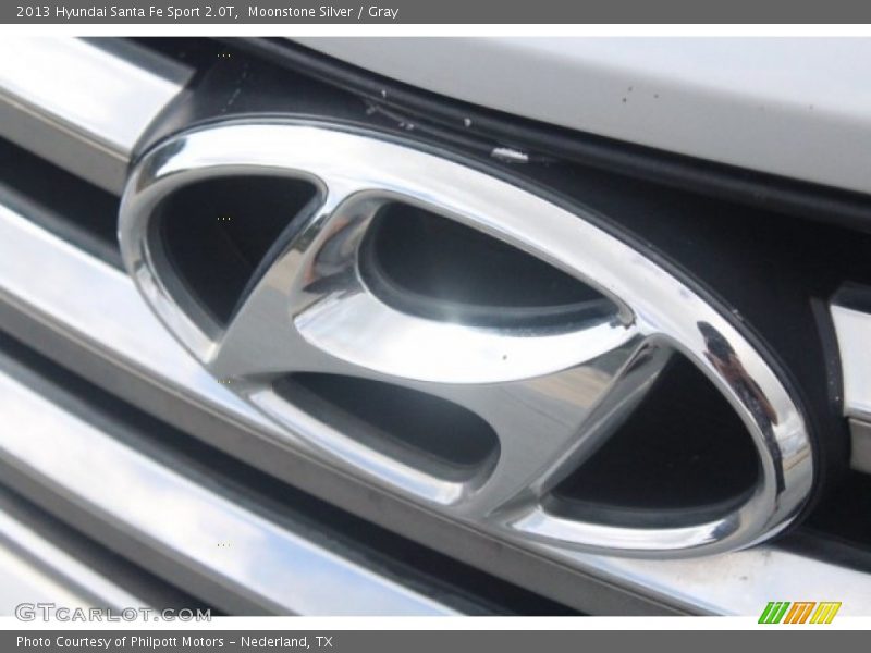 Moonstone Silver / Gray 2013 Hyundai Santa Fe Sport 2.0T