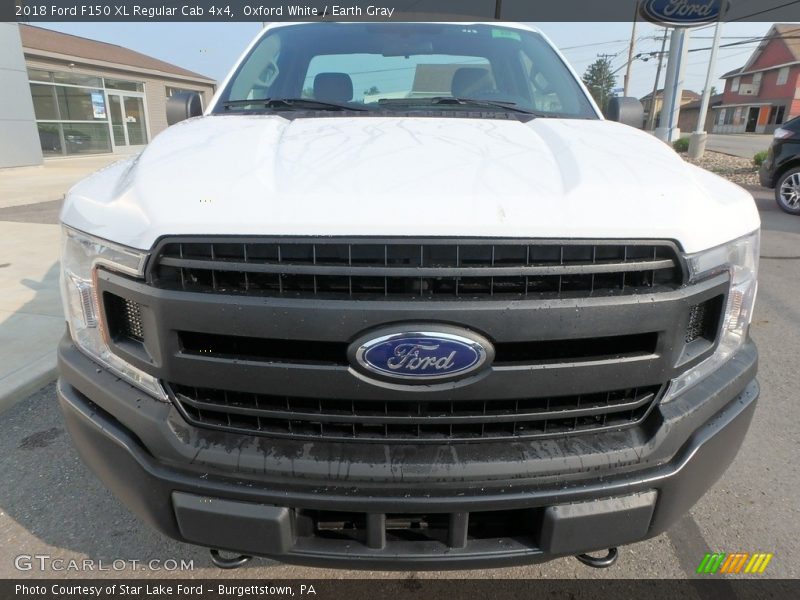 Oxford White / Earth Gray 2018 Ford F150 XL Regular Cab 4x4