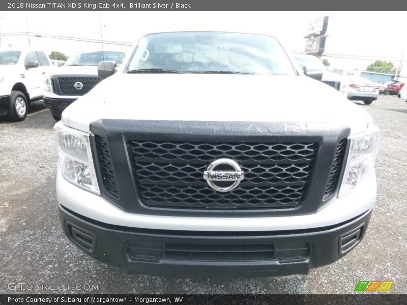 Brilliant Silver / Black 2018 Nissan TITAN XD S King Cab 4x4