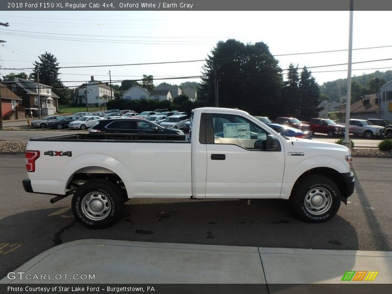 Oxford White / Earth Gray 2018 Ford F150 XL Regular Cab 4x4