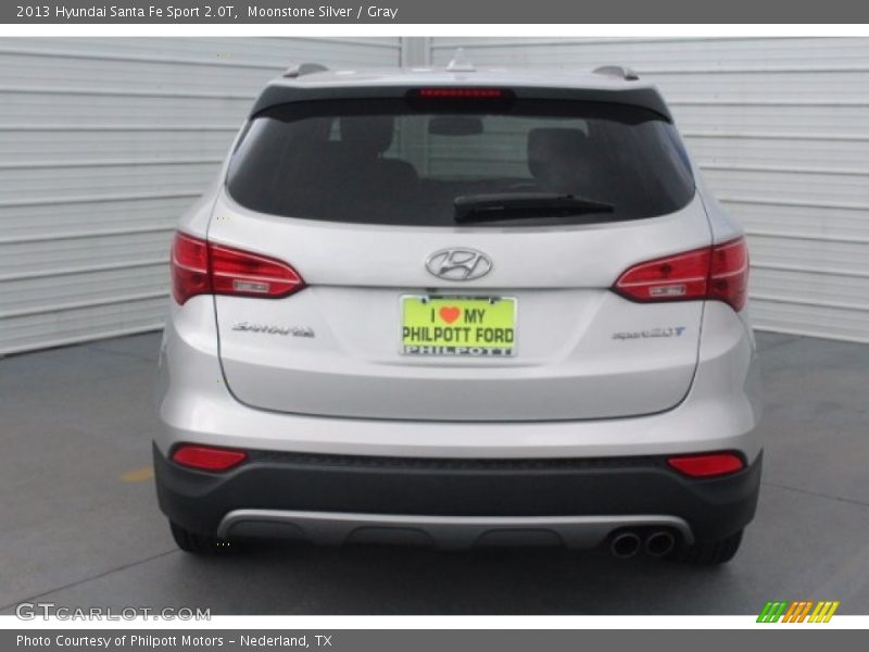 Moonstone Silver / Gray 2013 Hyundai Santa Fe Sport 2.0T